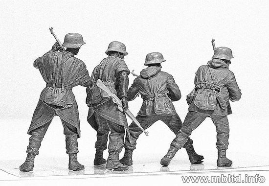 Master Box MILITARY MODEL Master Box Ltd 1/35 German Infantry Western Europe 1944-45 (4) Kit