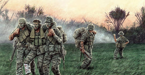Master Box MILITARY MODEL Master Box Ltd 1/35 Head for the Huey! US Soldiers Vietnam (5) Kit