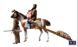 Master Box MILITARY MODEL Master Box Ltd 1/35 On the Great Plains Indian Family w/Horse & Accessories