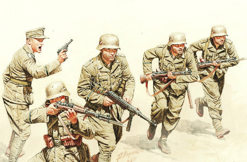 Master Box MILITARY MODEL Master Box Ltd 1/35 WWII DAK German Infantry N.Africa (5) Kit