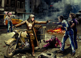 Master Box MILITARY MODEL Master Box Ltd 1/35 Zombieland: Zombie Hunter Road to Freedom Kit
