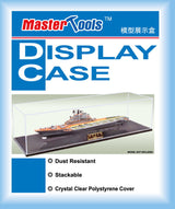 Master Tools HOBBY TOOLS Master Tools Showcase for 1/700 Ships (19.6"L x 5.8"W x 4.5"H) Black Base