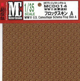 Meister Chronicle DECALS Meister Chronicle Decals 1/35 WWII US Camouflage Schema Frog Skin A