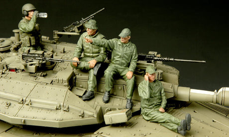 Meng MILITARY MODEL Meng 1/35 Israeli Tank Crew Figure Kit