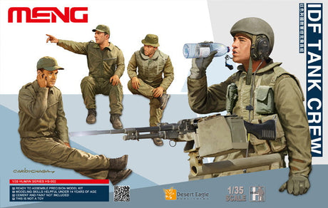 Meng MILITARY MODEL Meng 1/35 Israeli Tank Crew Figure Kit