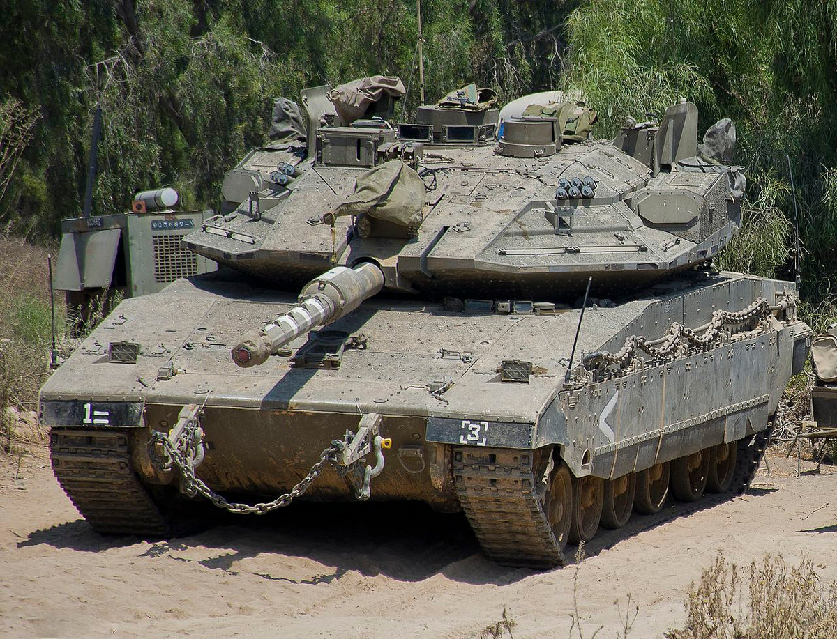 Meng MILITARY MODEL Meng 1/35 Merkava Mk 4M Israeli Main Battle Tank w/Trophy Active Protection System (New Tool) Kit
