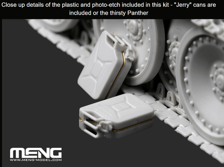 Meng MILITARY MODEL Meng 1/35 SdKfz 171 Panther Ausf A Early German Medium Tank Kit