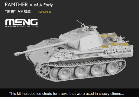 Meng MILITARY MODEL Meng 1/35 SdKfz 171 Panther Ausf A Early German Medium Tank Kit