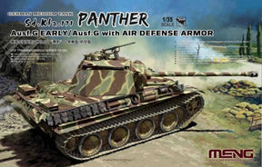 Meng MILITARY MODEL Meng 1/35 SdKfz 171 Panther Ausf G Early German Medium Tank w/Air Defense Armor Kit
