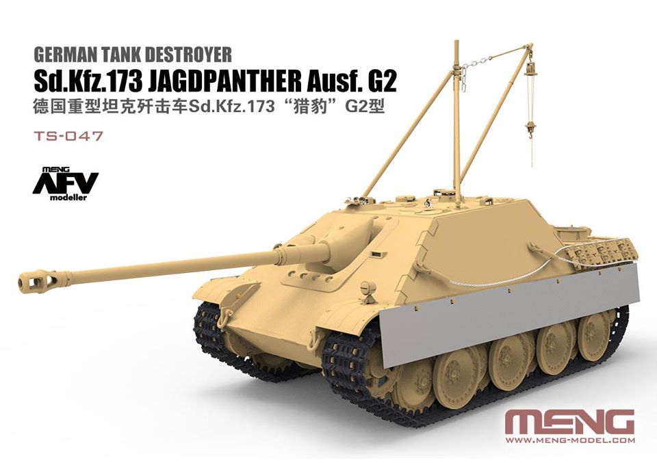 Meng MILITARY MODEL Meng 1/35 SdKfz 173 Jagdpanther Ausf G2 German Tank Destroyer Kit