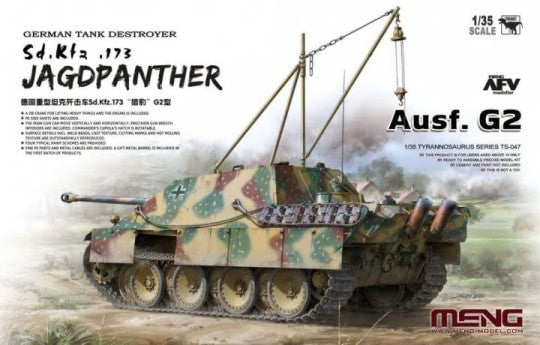 Meng MILITARY MODEL Meng 1/35 SdKfz 173 Jagdpanther Ausf G2 German Tank Destroyer Kit