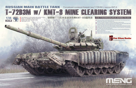 Meng MILITARY MODEL Meng 1/35 T72B3M Russian Main Battle Tank w/KMT8 Mine Clearing System Kit
