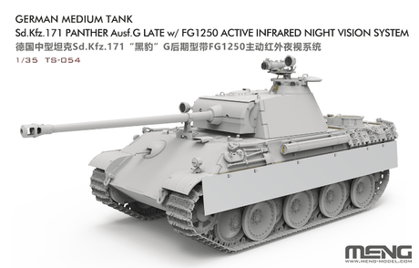 Meng MILITARY MODEL Meng 1/35th Panther Ausf. G Late w/ FG1250 Active Infrared Night Vision System Kit