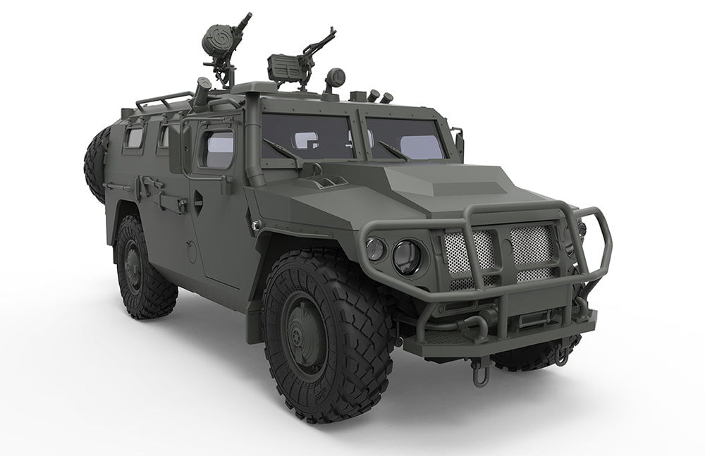 Meng MILITARY MODELS Meng 1/35 GAZ233115 Tiger-M SPN SPV Russian All-Terrain Vehicle Kit