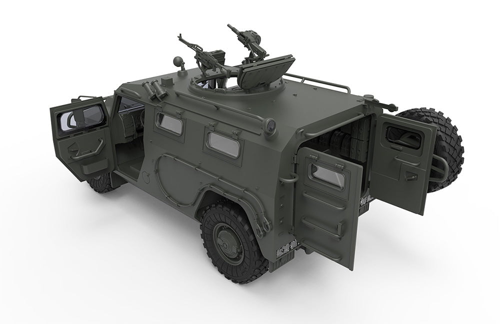 Meng MILITARY MODELS Meng 1/35 GAZ233115 Tiger-M SPN SPV Russian All-Terrain Vehicle Kit
