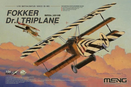 Meng MODEL AIRCRAFT Meng 1/24 Fokker Dr I Triplane (New Tool) Kit