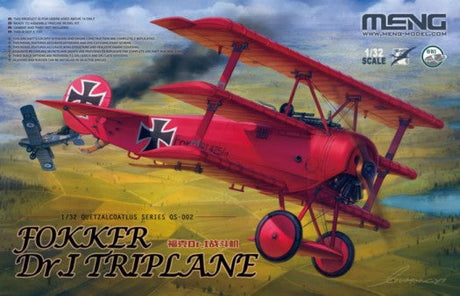 Meng MODEL AIRCRAFT Meng 1/32 Fokker Dr I Red Baron Triplane (New Tool) Kit