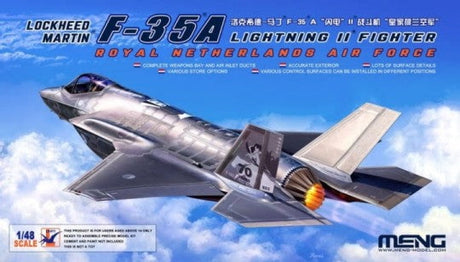Meng MODEL AIRCRAFT Meng 1/48 F35A Lightning II Royal Netherlands Air Force Fighter Kit