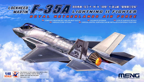 Meng MODEL AIRCRAFT Meng 1/48 F35A Lightning II Royal Netherlands Air Force Fighter Kit