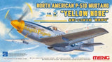 Meng MODEL AIRCRAFT Meng 1/48 P51D Mustang Yellow Nose Fighter Kit