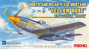Meng MODEL AIRCRAFT Meng 1/48 P51D Mustang Yellow Nose Fighter Kit