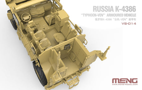 Meng MODEL MODEL Meng 1/35 Russian K4386 Typhoon-VDV Armored Vehicle Kit