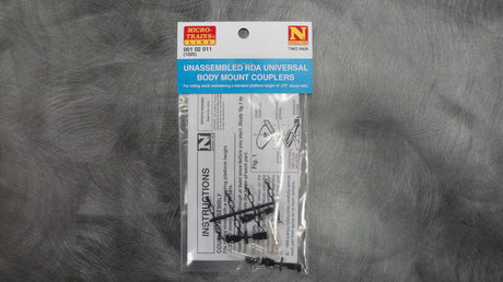 Micro Trains MICRO TRAINS / 001 02 011 UNASSEMBLED RDA UNIVERSAL BODY MOUNT COUPLERS (1025)   (SCALE=N)