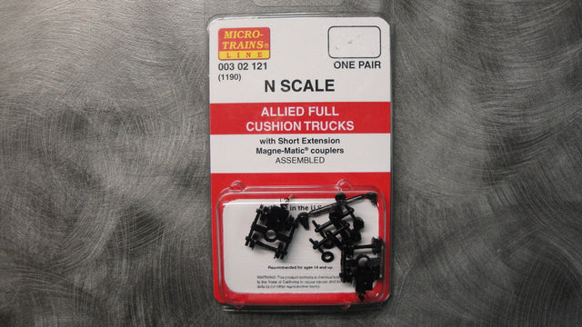 Micro Trains MICRO TRAINS / 003 02 121 ALLIED FULL CUSHION TRUCKS  (1190)    (SCALE=N)