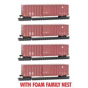 Micro Trains Micro Trains 993 00 193 BNSF 4-pk- RP#193 N Scale