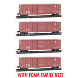 Micro Trains Micro Trains 993 00 193 BNSF 4-pk- RP#193 N Scale