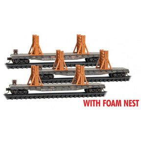 Micro Trains Micro Trains 993 02 220 NS Norfolk Southern Ribbon Rail #1 3 Pack N Scale