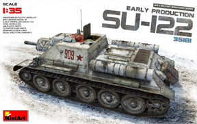 MiniArt 1/35 (AFV) Armored Fighting Vehicle MiniArt 35181 1/35 WWII Soviet SU-122 Early Production Model Tank Kit
