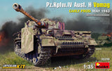 MiniArt 1/35 (AFV) Armored Fighting Vehicle MiniArt 35298 1/35 German Pz.Kpfw.IV Ausf. H Vomag (Early Prod. 1943) with Interior Model Kit