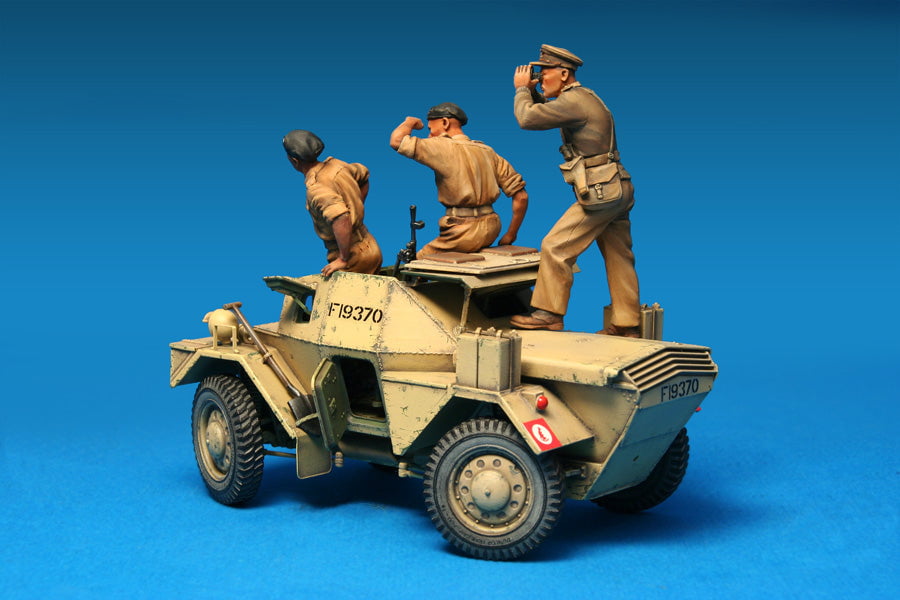 MiniArt 1/35 Military Vehicle MiniArt 35067 1/35 Dingo Mk.1b British Scout Car with Crew Model Kit