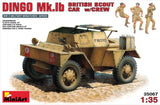 MiniArt 1/35 Military Vehicle MiniArt 35067 1/35 Dingo Mk.1b British Scout Car with Crew Model Kit