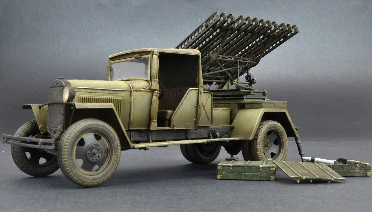 MiniArt 1/35 Military Vehicle MiniArt 35259 1/35 Soviet BM-8-24 Based on 1.5 Ton Truck Model Kit