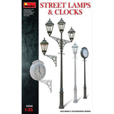 MiniArt 1/35 Scene Details MiniArt 35560 1/35 Street Lamps Clocks Model Kit