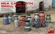 MiniArt 1/35 Scene Details MiniArt 35580 1/35 Milk Cans with Small Cart Model Kit