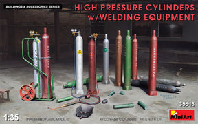 MiniArt 1/35 Scene Details MiniArt 35618 1/35 High Pressure Cylinders with Welding Equipment Model Kit