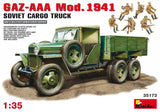 MiniArt 1/35 Vehicle MiniArt 35173 1/35 GAZ-AAA Cargo Truck 1941 with Figures Model Kit