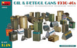 MiniArt 1/48 AFV Detail Accessories MiniArt 49006 1/48 1930s-1940s Oil and Petrol Cans Model Kit