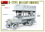 MiniArt Military MiniArt 39001 1/35 WWI B-Type Military Omnibus