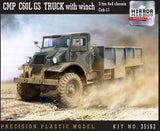 Mirror Models MILITARY MODELS Mirror Models Military 1/35 CMP C60L Cab 11 3-Ton 4x4 GS Truck w/Winch Kit