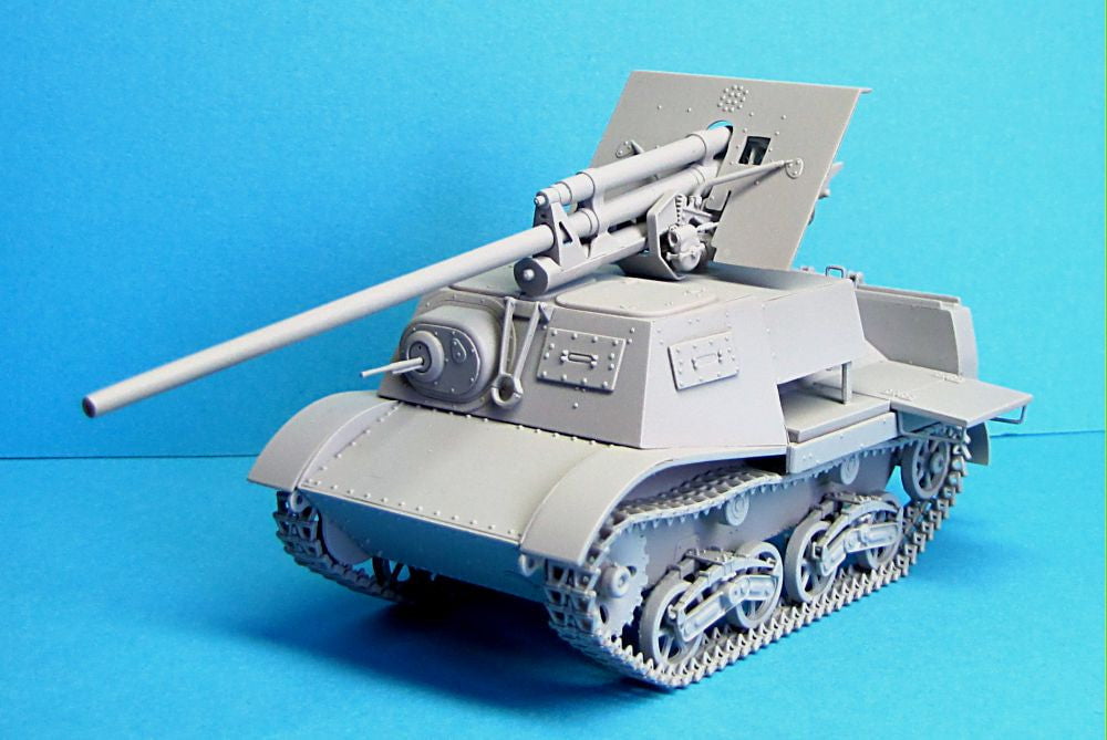 Mirror Models MILITARY MODELS Mirror Models Military 1/35 Russian Artillery Tractor T20 Komsomoletz w/ZiS30 Self-Propelled Anti-Tank Gun Kit