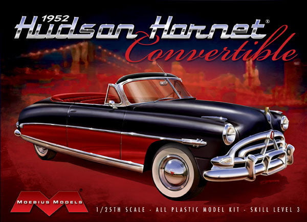 Moebius MODEL CARS Moebius 1/25 1952 Hudson Hornet Convertible Kit