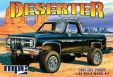 MPC MODELS CARS MPC Model Cars 1/25 1984 GMC Deserter Pickup Truck (Black) Kit