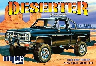 MPC MODELS CARS MPC Model Cars 1/25 1984 GMC Deserter Pickup Truck (Black) Kit