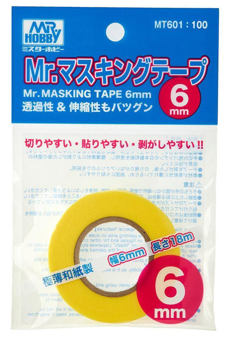 Mr. Hobby Accessories Mr. Hobby MT601 Mr. Masking Tape 6mm