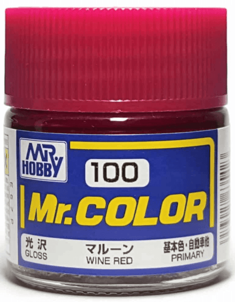 Mr. Hobby Paint Mr. Hobby C100 Mr. Color Gloss Wine Red Lacquer Paint 10ml