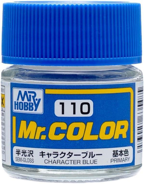 Mr. Hobby Paint Mr. Hobby C110 Mr. Color Semi Gloss Character Blue Lacquer Paint 10ml